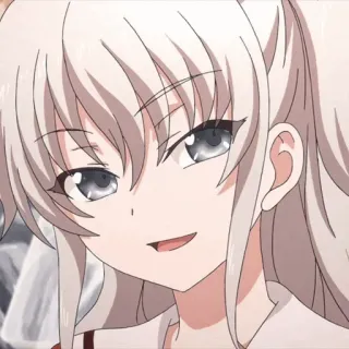 ➖ Nao Tomori Charlotte anime, girl, cute, smile, nao tomori, charlotte telegram sticker