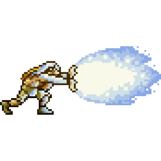 🙌 videogioco, pixel art, azione, fuoco, magia telegram sticker