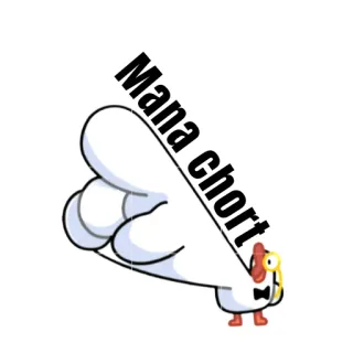 😡 Mana chort insulte, péjoratif, offensant, argot, geste whatsapp sticker