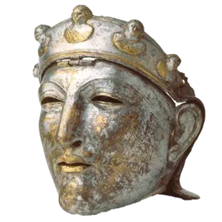 😴 артефакт, маска, археология, лицо, антиквариат whatsapp sticker