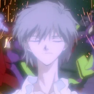 🧊 Kaworu Nagisa Neon Genesis Evangelion anime, kaworu, nagisa, evangelion, nerv telegram sticker