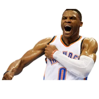 😱 Russell Westbrook Pallacanestro, Atleta, Sport, NBA telegram sticker