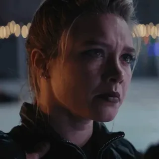 😐 Yelena Belova Black Widow Yelena Belova, Marvel, Viuda Negra, Florence Pugh whatsapp sticker