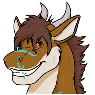 😁 Furry, Anthro, Makhluk, Hewan, Monster telegram sticker
