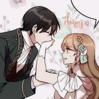 💸 thamb anime, couple, romance, cartoon, relationship, love telegram sticker