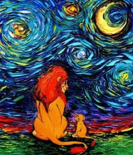Van Gogh & Co. telegram stickers