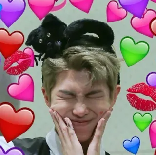 🥰 heart, love, cute, expression, cartoon, sticker telegram sticker