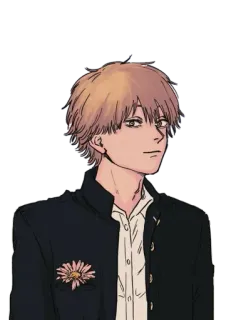 😒 Denji Chainsaw Man Anime, Manga, Personaje, Chainsaw Man, Denji telegram sticker