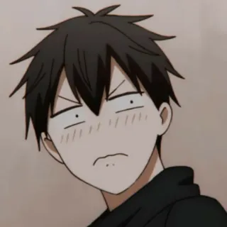 ⛓ anime, manga, expression, face, cartoon, portrait whatsapp sticker