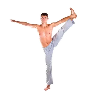 🧘‍♂️ Йога, Мужчина, Стоя, Поза, Фитнес, Здоровье telegram sticker