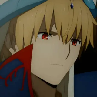 ✨ Gilgamesh Fate/stay night anime, character, archer, king, hero telegram sticker