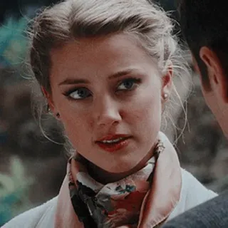 🥀 Amber Heard actress, celebrity, woman, person telegram sticker
