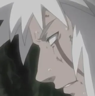 🌫 Jiraiya Naruto Jiraiya, Naruto, Anime, Manga, Herido, Sudor telegram sticker