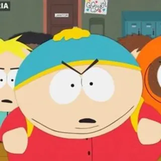 😠 Eric Cartman South Park cartoni animati, South Park, Eric Cartman, animato, personaggio telegram sticker