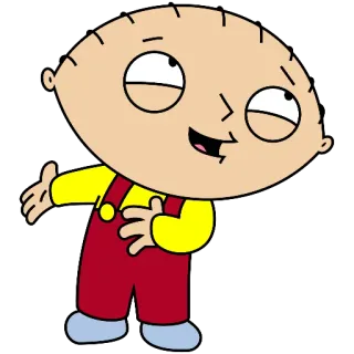 😲 Stewie Griffin Family Guy Stewie Griffin, Family Guy, cartoon, baby, character telegram sticker