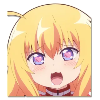 😍 Anime, Dibujos animados, Lindo, Chica, Manga whatsapp sticker