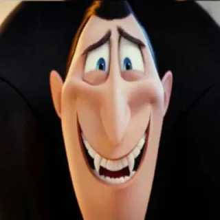 🖤 Dracula Hotel Transylvania wampir, potwór, kreskówka, Halloween, Dracula telegram sticker