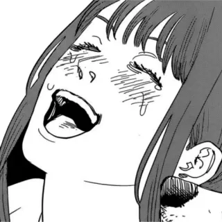 😂 anime, manga, crying, emotional, woman, cartoon telegram sticker