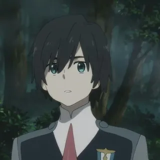 🦋 Hiro Darling in the Franxx Anime, Postać, Hiro, Darling in the Franxx telegram sticker