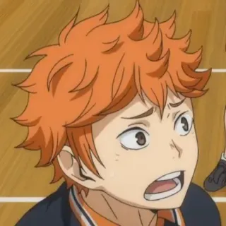 ☀️ Hinata Shoyo Haikyuu!! anime, haikyuu, hinata, shoyo, volleyball telegram sticker