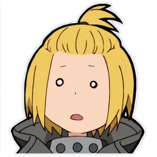 😰 anime, manga, shocked, surprised, character, expression, cartoon whatsapp sticker