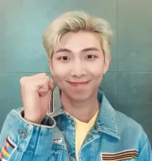 ✊ RM kpop, bts, rm, idol, sänger, promi telegram sticker