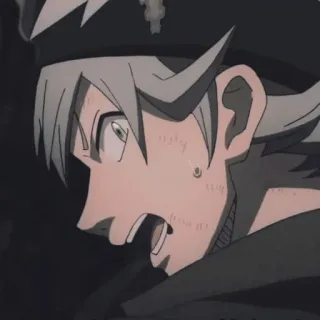 🎻 Asta Black Clover anime, manga, asta, black clover, shonen telegram sticker