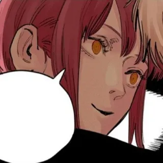 🍒 Makima Chainsaw Man Anime, Manga, Makima, Chainsaw Man, Charakter telegram sticker