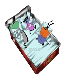 @STIKERFORALL OGGY SCARAFAGGI-OGGY ET LES CAFARDS telegram stickers
