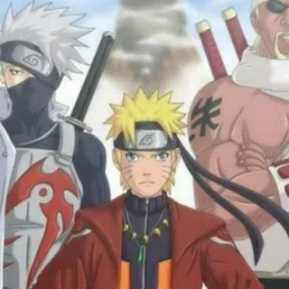 🐙 Naruto Uzumaki Naruto Naruto, anime, manga, Kakashi, Killer Bee, ninja telegram sticker