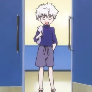 ⚡️ Killua Zoldyck Hunter x Hunter киллуа, аниме, hunter x hunter, мультфильм, манга telegram sticker