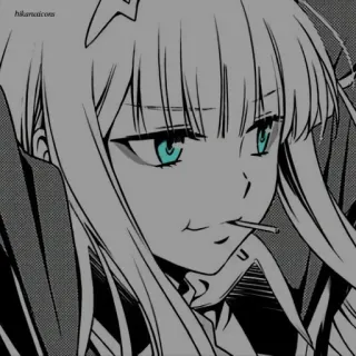 😂 fille anime, sucette, illustration, manga, dessin animé whatsapp sticker