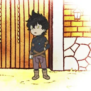 🥑 Anime, Mangá, Desenho animado, Ilustração, Personagem telegram sticker