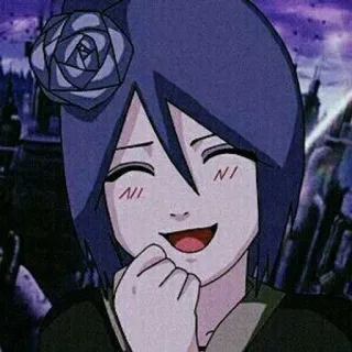 🌟 Konan Naruto anime, cartoon, character, konan, naruto telegram sticker