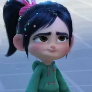 🍓 Vanellope von Schweetz Wreck-It Ralph Dibujos animados, Disney, Vanellope, Ralph el demoledor, Personaje telegram sticker