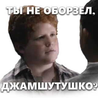 😠 ТЫ НЕ ОБОРЗЕЛ, ДЖАМШУТУШКО? whatsapp sticker