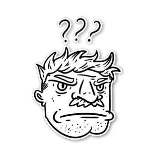 Moustache @stickersb2b telegram stickers