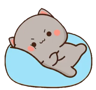 ✨ mèo, dễ thương, hoạt hình, động vật, kawaii telegram sticker