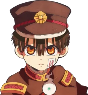 😠 Hanako-kun Toilet-bound Hanako-kun Anime, Personaje, Hanako, Uniforme telegram sticker