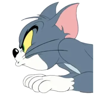 ❤️ Tom Cat Tom and Jerry dibujo animado, gato, Tom, enojado, animación, clásico telegram sticker