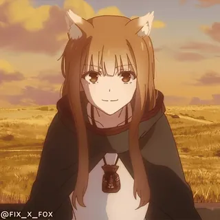 😏 Holo Spice and Wolf whatsapp sticker