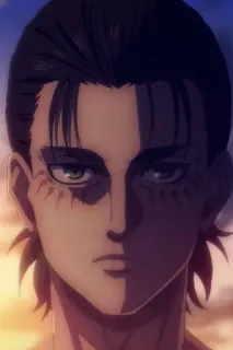♠️ Eren Yeager Attack on Titan อนิเมะ, มังงะ, ตัวละคร, เอเรน เยเกอร์, ผ่าพิภพไททัน telegram sticker