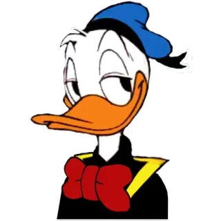 😏 Donald Duck Paperino, cartoni animati, papero, Disney, personaggio whatsapp sticker