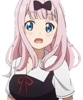 ‼ Chika Fujiwara Kaguya-sama: Love Is War 动漫, 漫画, 可爱, 卡哇伊, 藤原千花, 辉夜大小姐想让我告白 telegram sticker