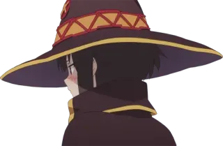 😳 Megumin Konosuba Anime, Megumin, Magicien, Konosuba whatsapp sticker