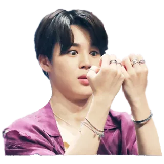 😳 Jimin K-pop, Korean pop, BTS, idol, singer, Jimin, person, man telegram sticker