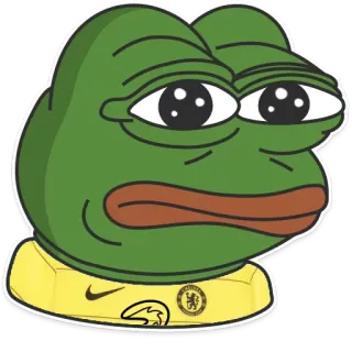 🙁 Pepe the Frog 페페, 개구리, 밈, 인터넷 밈, 캐릭터 telegram sticker