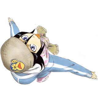 🍭 Animé, Personnage, Hiver, Bonnet, Écharpe whatsapp sticker