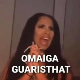 🤨 OMAIGA
GUARISTHAT Meme, lustig, Internetkultur, Slang telegram sticker