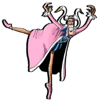 🕺 Mr. 2 Bon Clay One Piece Anime, One Piece, Mr. 2 Bon Clay, Okama, Balletto telegram sticker